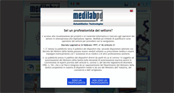 Desktop Screenshot of medilab-pd.it